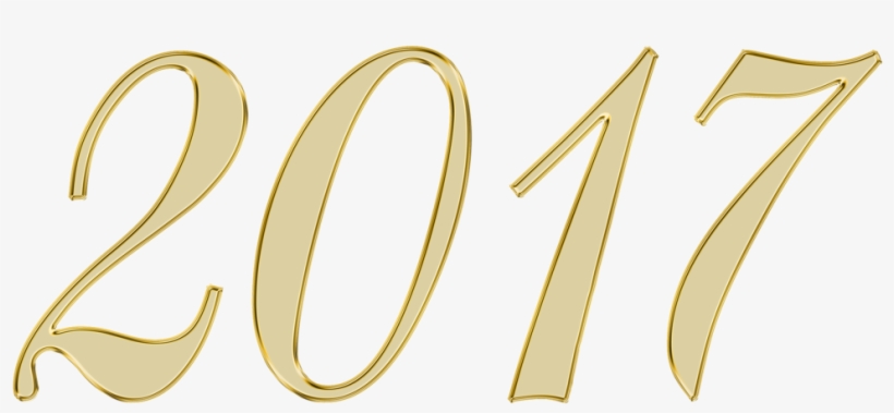 Happy 2017 - Numero 2017, transparent png #589007