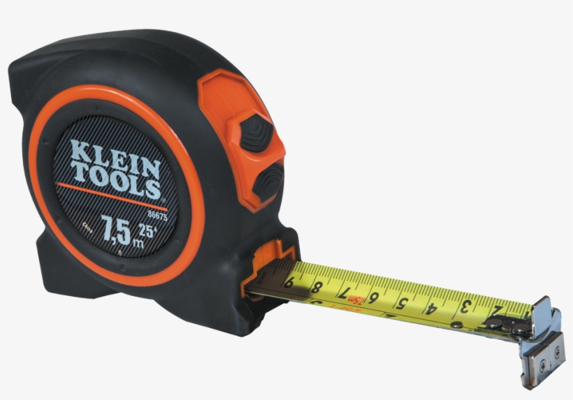 Png 86675 - Klein Tools 86675 7.5 M Tape Measure Magnetic Double, transparent png #589031