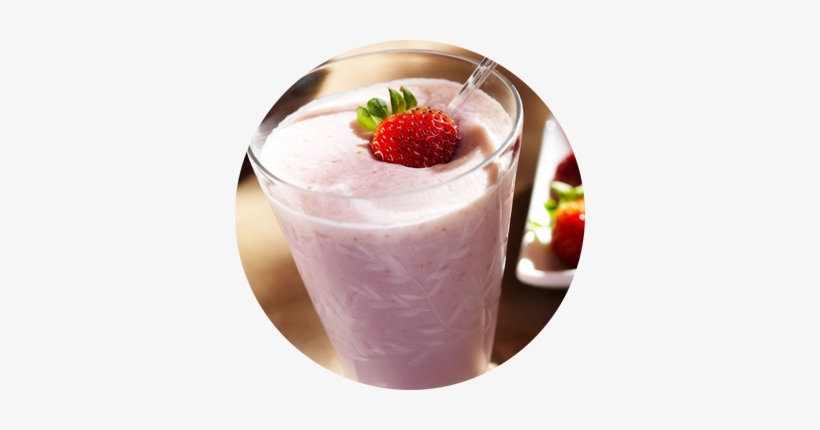Strawberry-milkshake - Batida De Morango, transparent png #589744