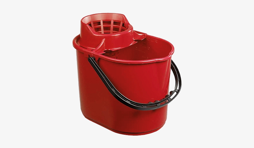 14l Deluxe Mop Bucket - Economy Bucket With Strainer - Blue, transparent png #5800259