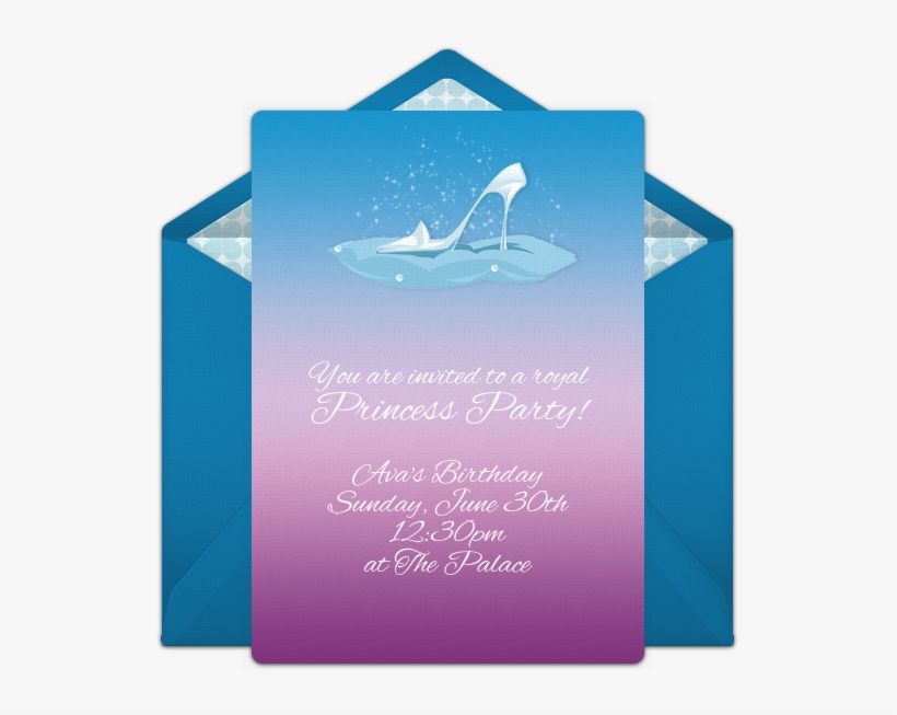 A Great Free Princess Birthday Party Invitation Featuring - Birthday, transparent png #5800843