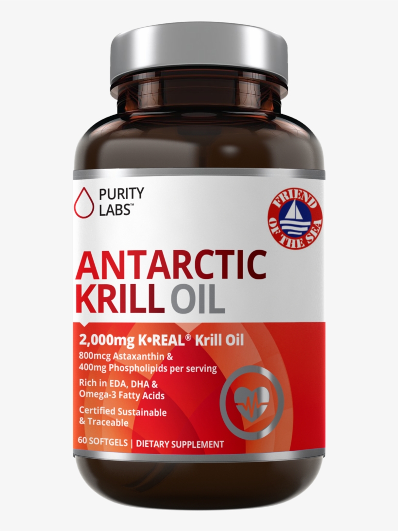 Krill Oil Supplement, Krill Oil Softgels, Pure Antarctic - Omega Fish Oil, transparent png #5800894