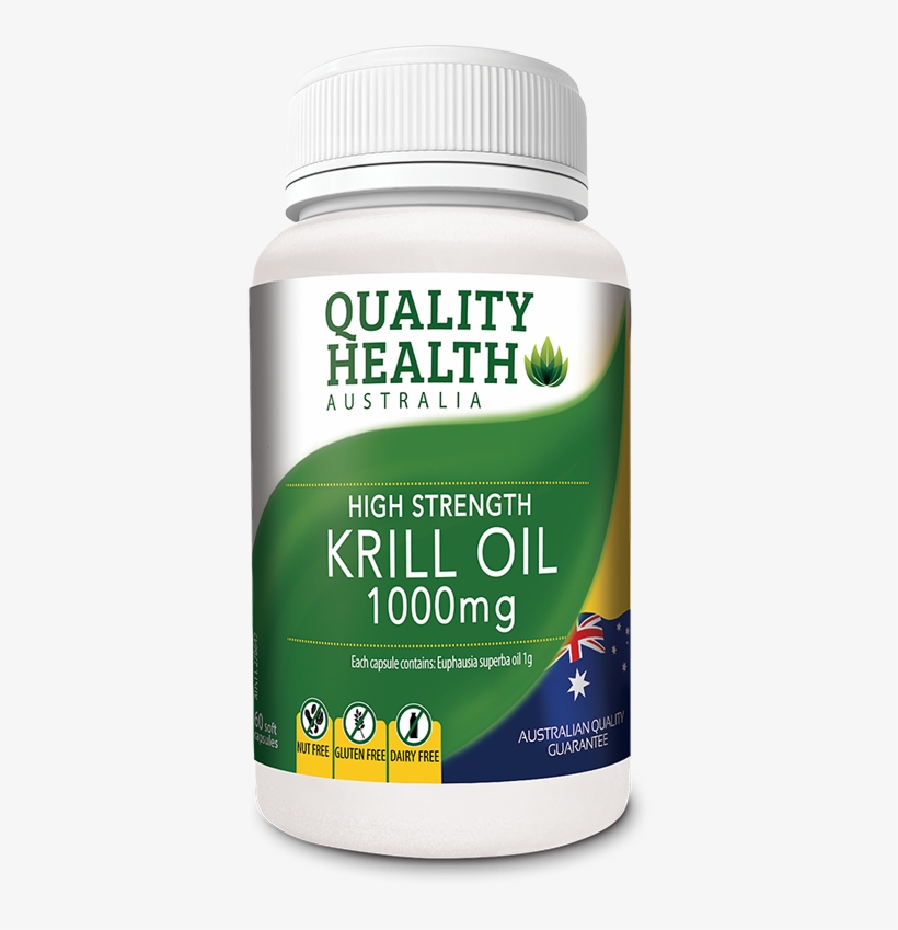 Quality Health High Strength Krill Oil 1000mg 60s - Simple Green Degreaser, transparent png #5801281