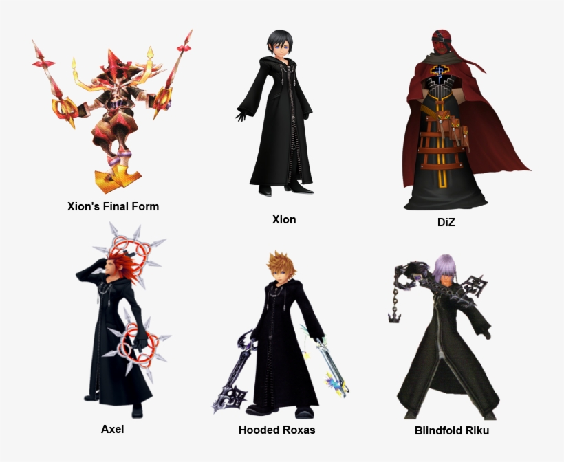 Kingdom Hearts 358-2 Days Trophies - Inspired By Kingdom Hearts Organization Xiii Roxas, transparent png #5801488
