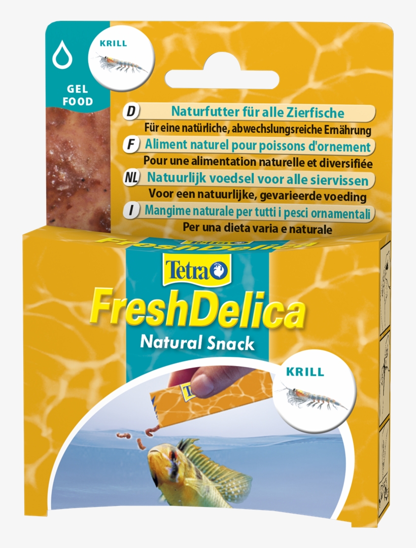 Freshdelica Krill From Tetra 48 L Buy Online - Tetra Fresh Delica - Daphnia, transparent png #5801612
