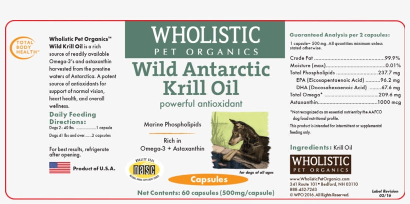 Wholistic Pet Organics Run Free 4 Oz, transparent png #5801823