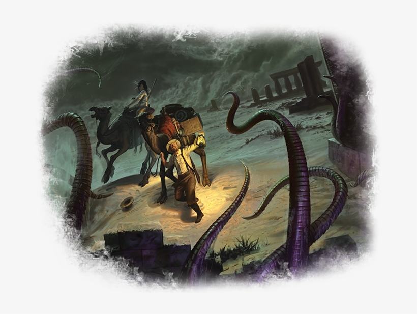 Now, We Are Pleased To Offer You A First Look At The - Eldritch Horror: Under The Pyramids Expansion Board, transparent png #5802014