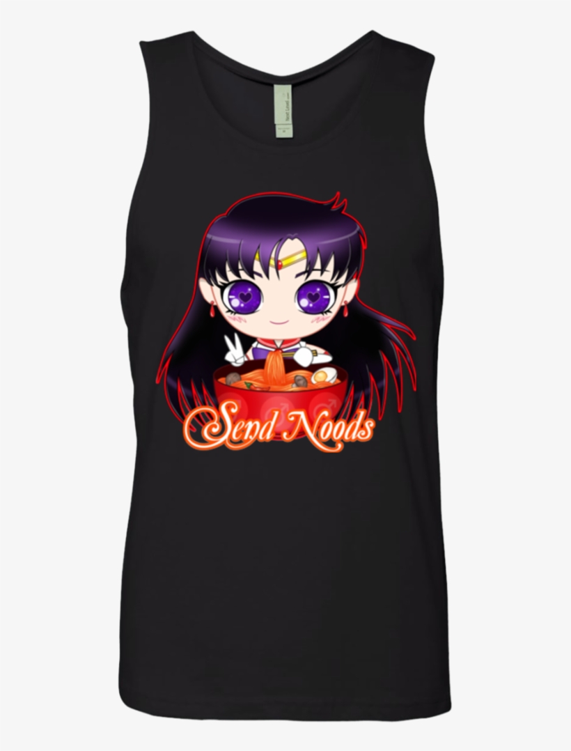 Sailor Mars Send Noods Next Level Men's Tank - Active Tank, transparent png #5802896