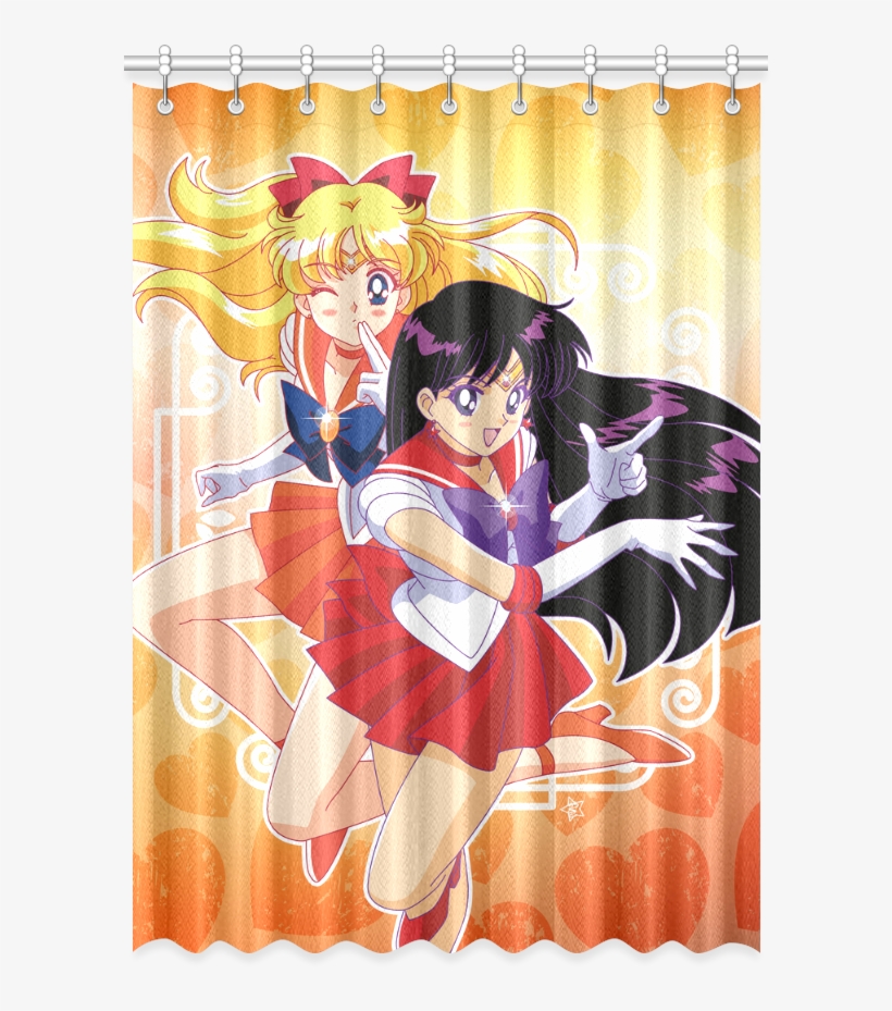 Sailor Mars E Venus Window Curtain 52" X - Blanket, transparent png #5803342