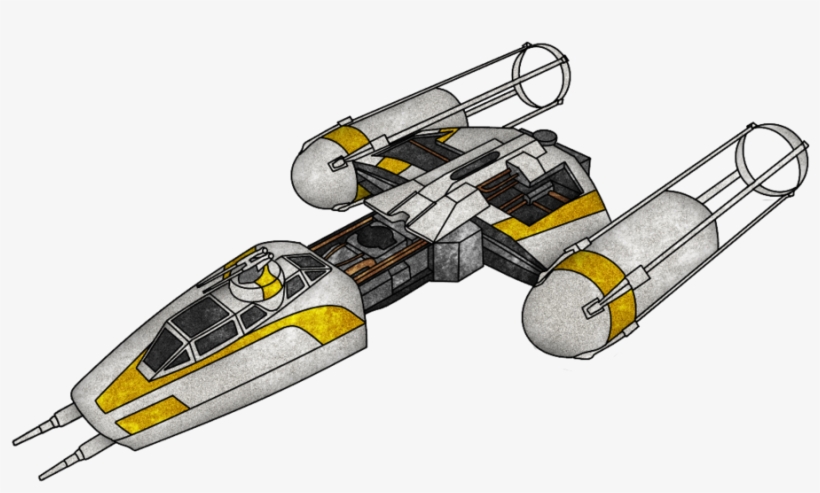 Y Wing Png Clip Free - New Republic Star Wars Y Wing, transparent png #5803570