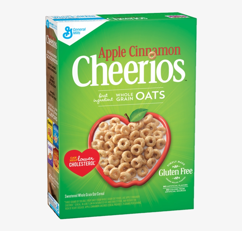 Oat Clipart Grain Product - Apple Cinnamon Cheerios, transparent png #5804247