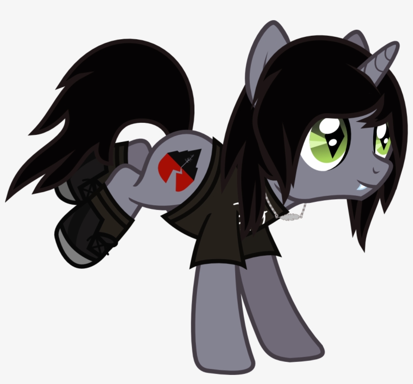 Svg Unicorn Emo Png Free Stock - Bmth Mlp, transparent png #5804313