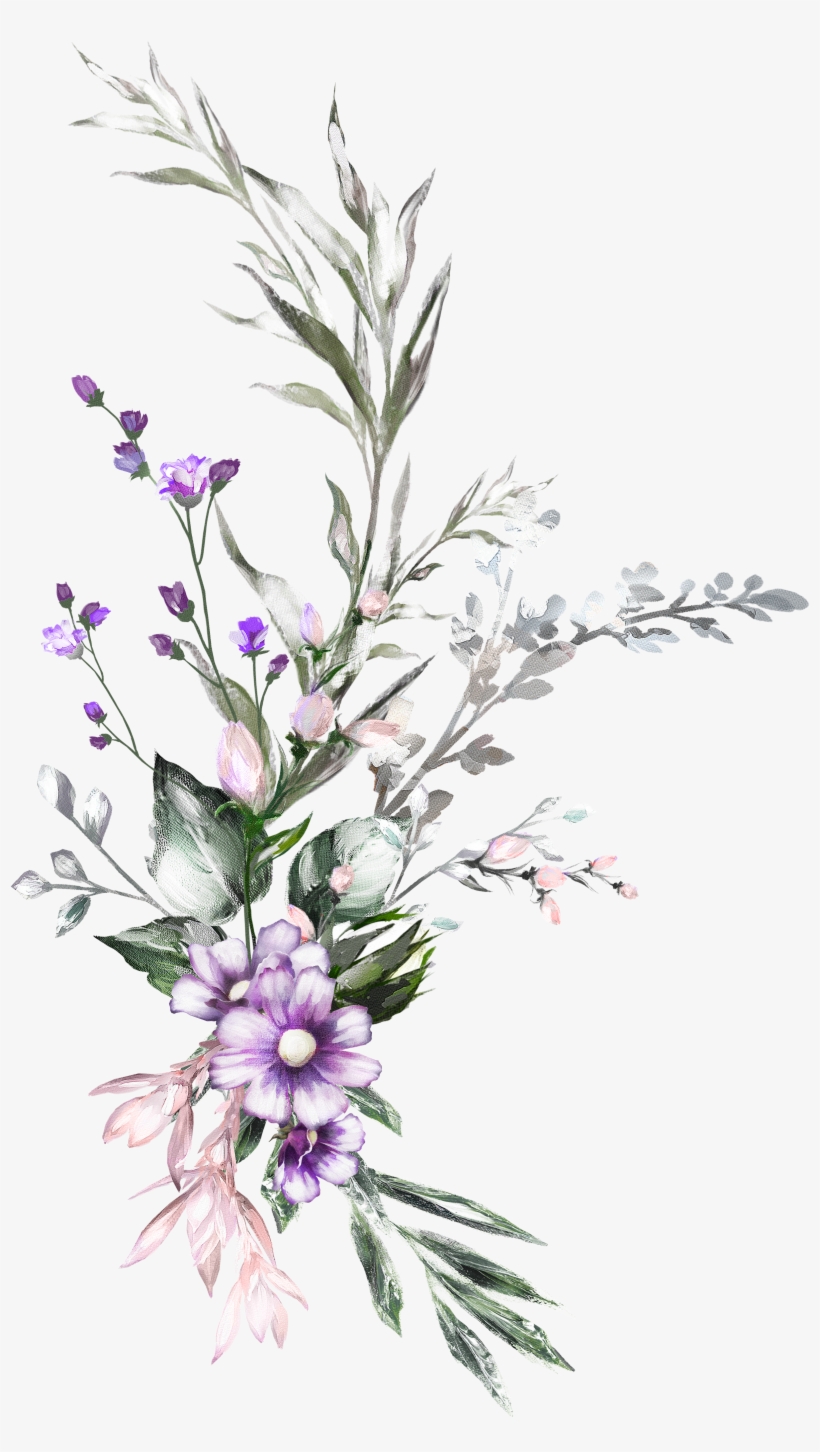 H927 Flower Frame, Flower Art, Floral Border, Floral - Drawing, transparent png #5804505
