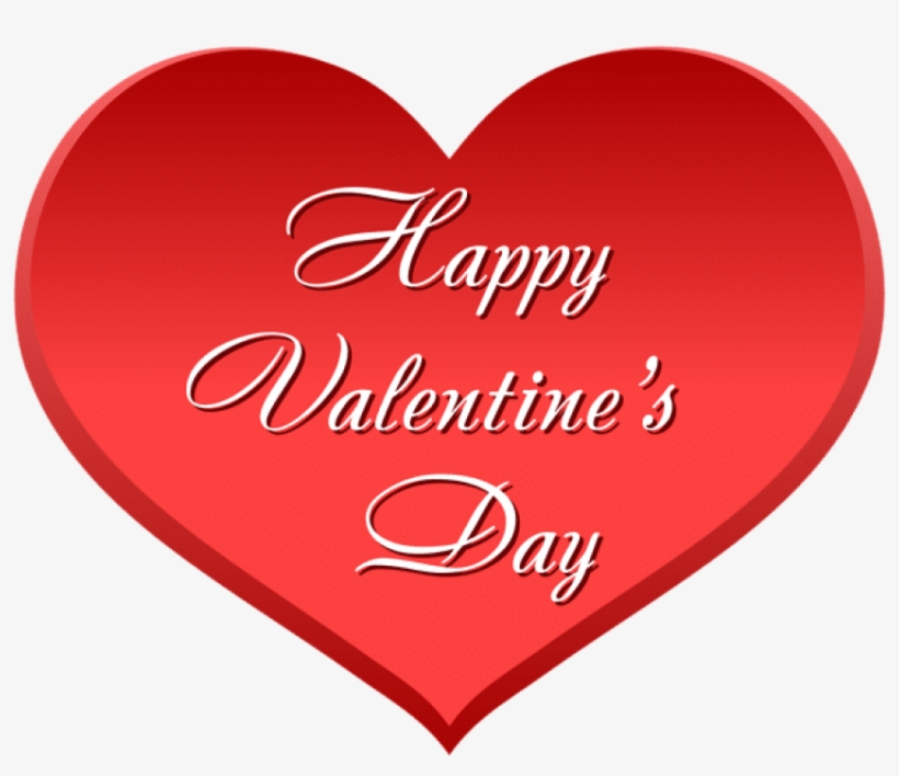 Free Png Happy Valentine's Day Heart Png Images Transparent - Happy Valentine's Day Heart Transparent Background, transparent png #5804735