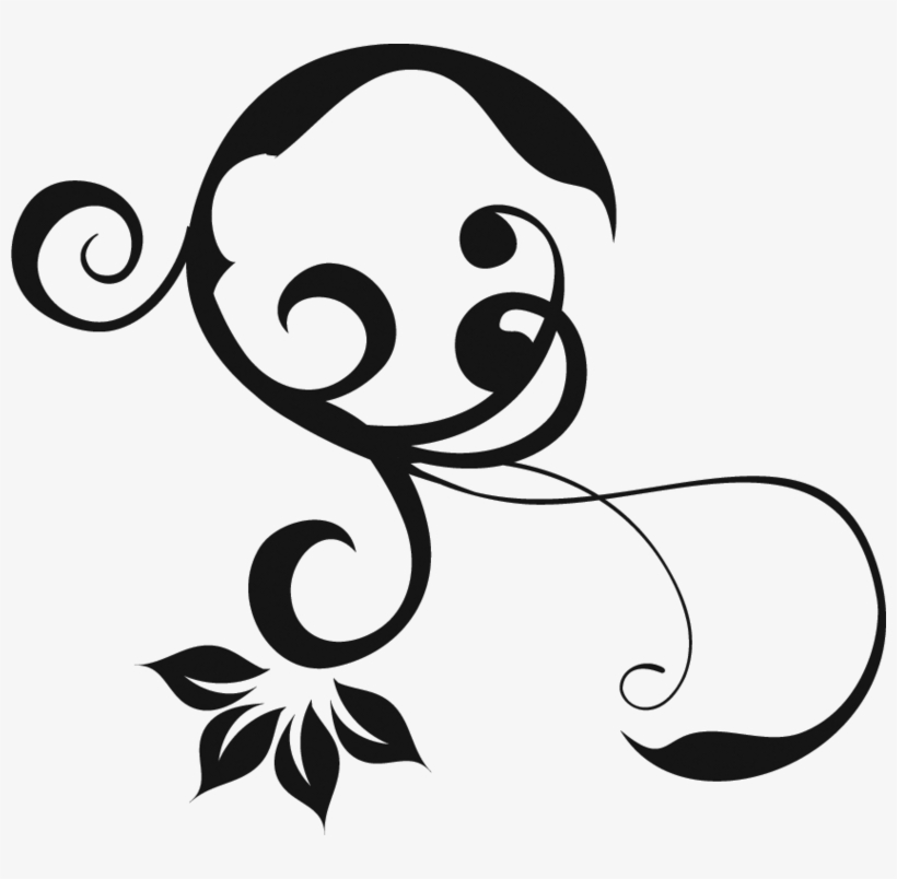 Curvy Line - Floral Designs, transparent png #5805539