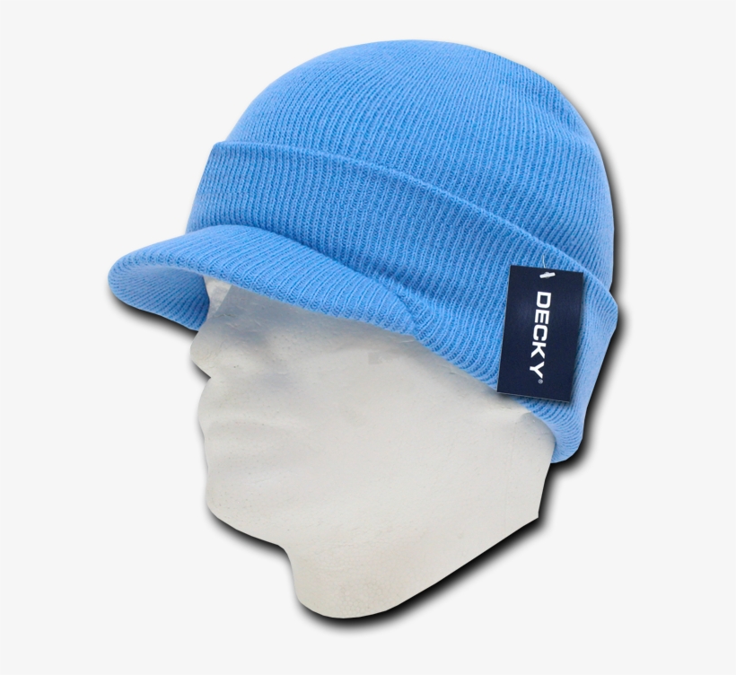 Decky Beanies Beany For Men Women Gi Jeep Caps Hats - Decky Classic Snug Fit Soft Knit Pre Curved Visor Jeep, transparent png #5806111