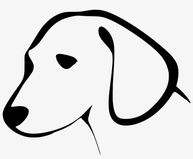 Download Png - Black And White Dog Clipart, transparent png #5806163