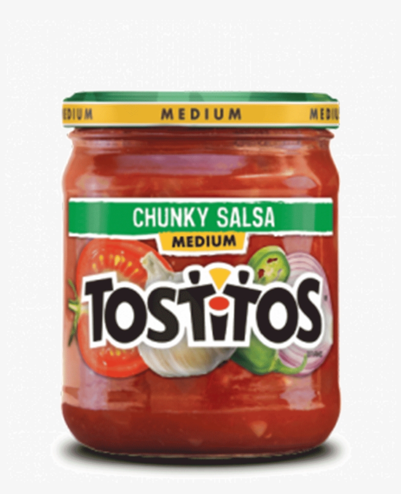 Tostitos Medium Chunky Salsa Dip - Tostitos Chunky Salsa, Medium - 15.5 Oz Jar, transparent png #5806267