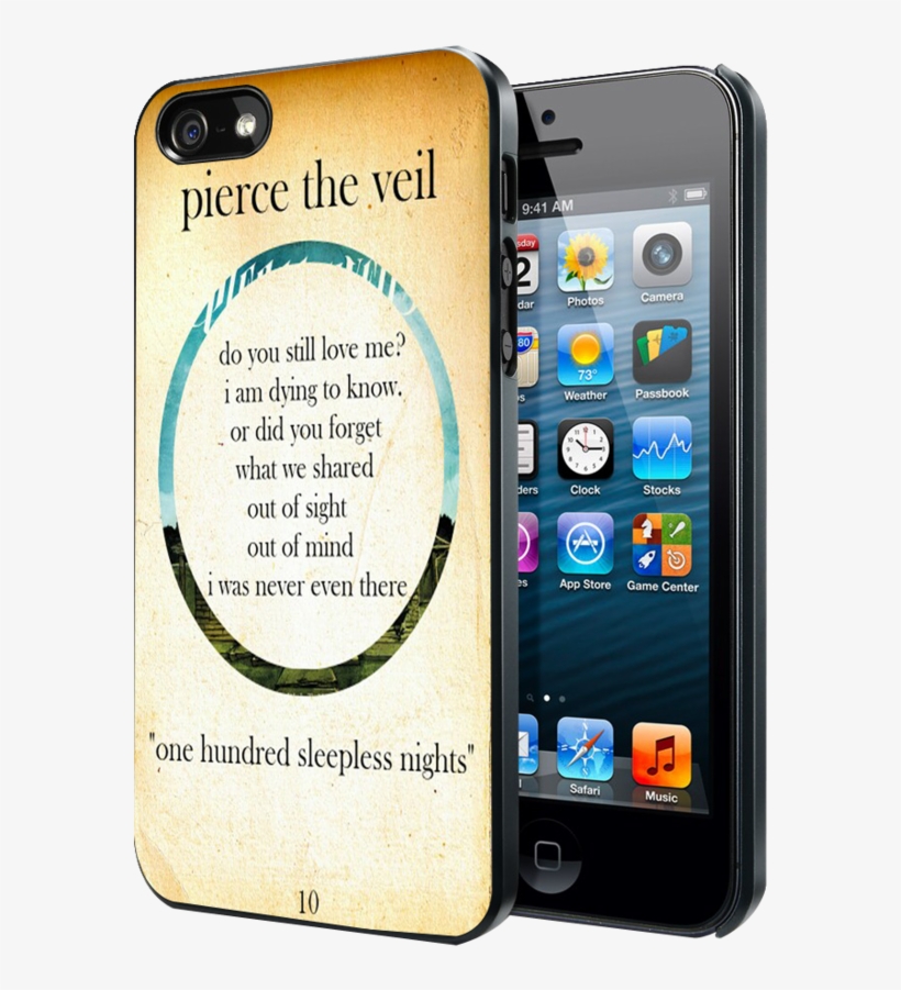 Pierce The Veil Band Lyric Samsung Galaxy S3/ S4 Case, - Marvel Comics Iphone Case, transparent png #5806269