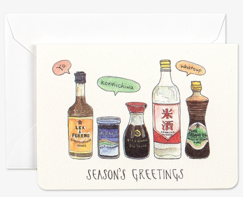 Season's Greetings Mini Card - Seasoning Greetings, transparent png #5807506