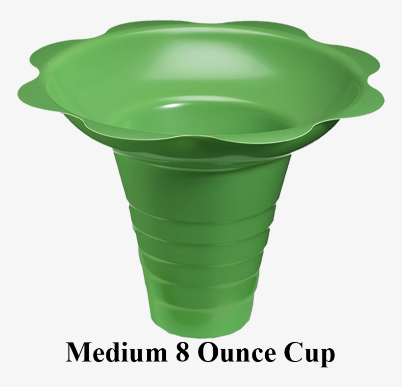 Flower Cups In Two Colors - Shaved Ice Cups, transparent png #5807820