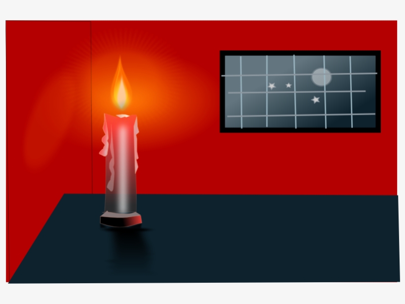 Clipart - Candle - Room, transparent png #5808037