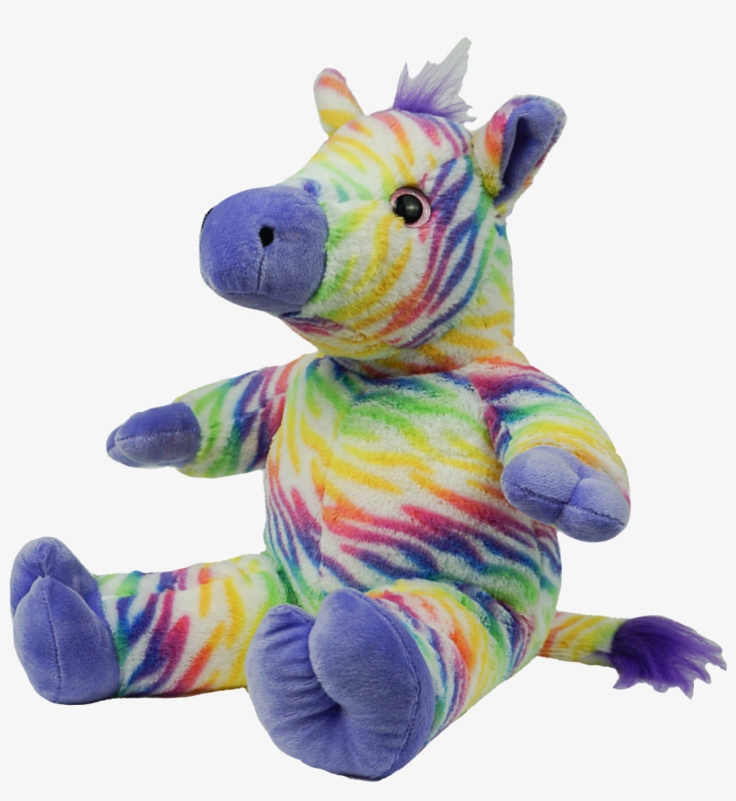 16″ Zip The Zebra - Stuffed Toy, transparent png #5809187