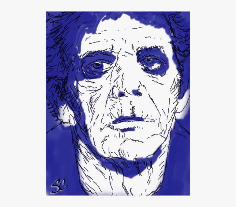 Lou Reed Now And Then - Illustration, transparent png #5809628