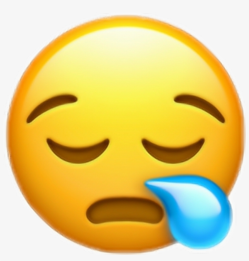 Emoji Ios Iphone Iosemoji Emojis Iphoneemoji Emojiss - Emoji 😪, transparent png #5810134