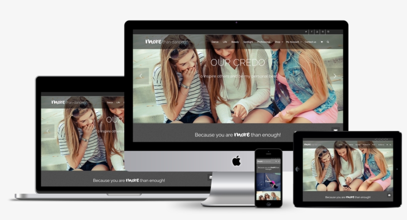 Image Of The Responsive Website Development For More - Smartphone, transparent png #5810464