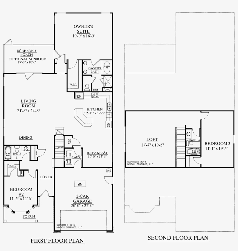Houseplans Biz House B - House Plan, transparent png #5811073