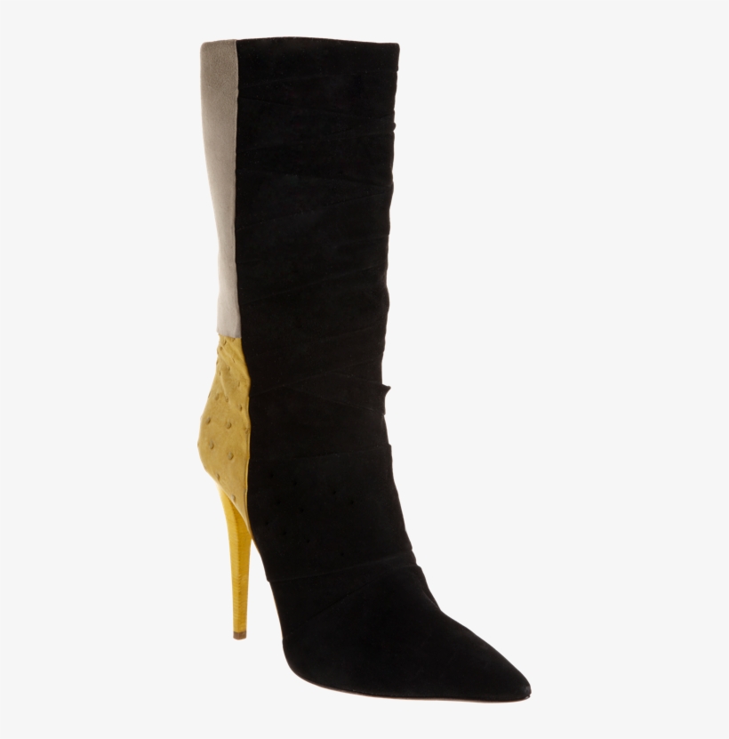 High Boots - Yellow, transparent png #5811969