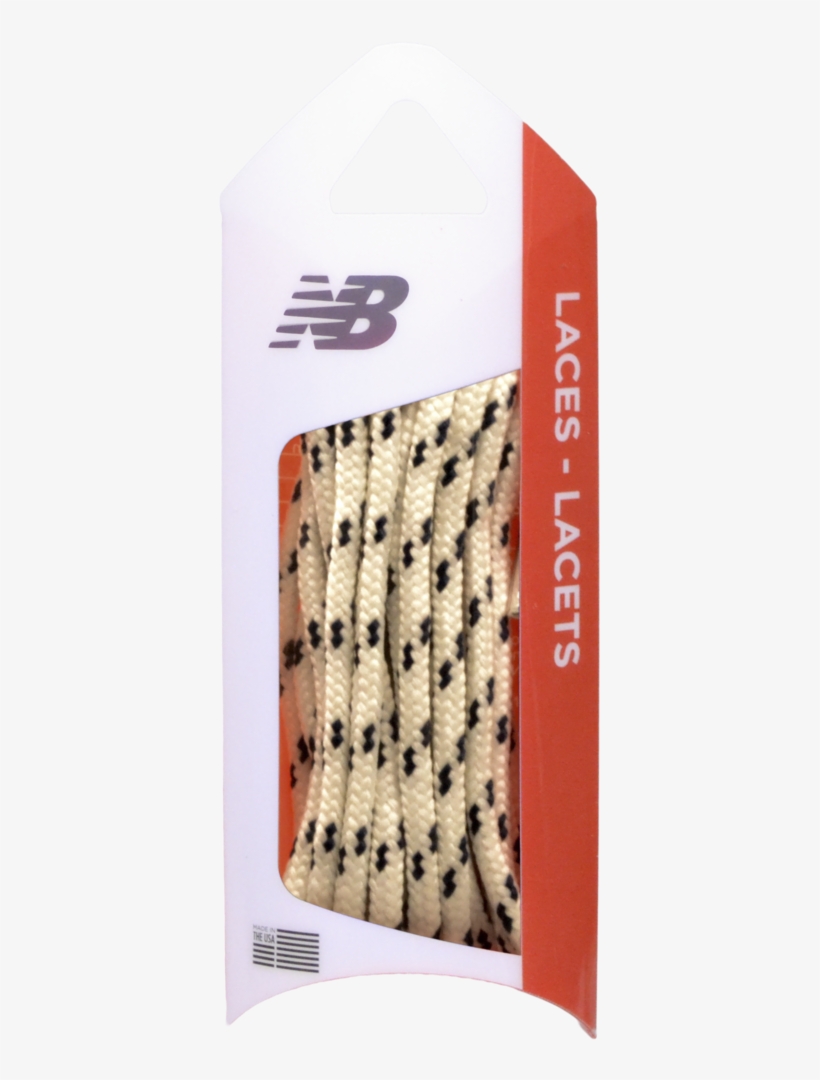 Nb Round Sport White & Navy Shoelace - New Balance, transparent png #5812351