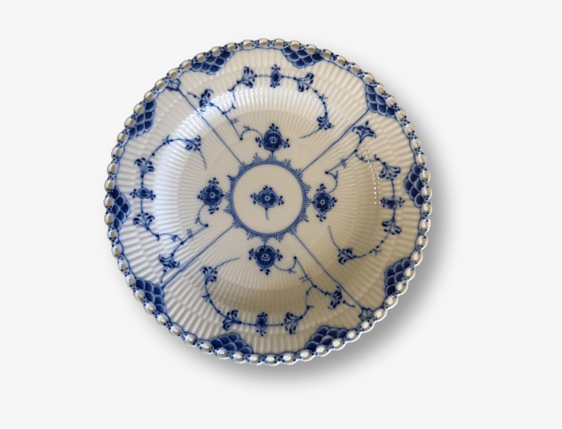 Blue Fluted Full Lace - Royal Copenhagen Blue Fluted Full Lace 19cm Salad /, transparent png #5812806