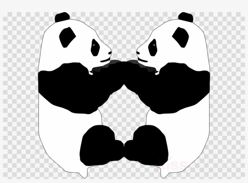 Panda Outline Clipart Giant Panda Bear Panda Love - Outline Panda Clipart, transparent png #5813232
