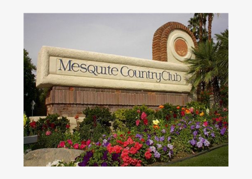 Mesquite Country Club Sign - Palm Springs, transparent png #5813997