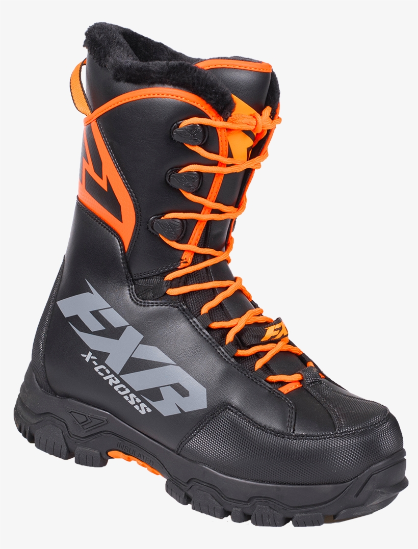 Fxr Boots Men - Fxr X Cross Boot Black/orange, transparent png #5814449