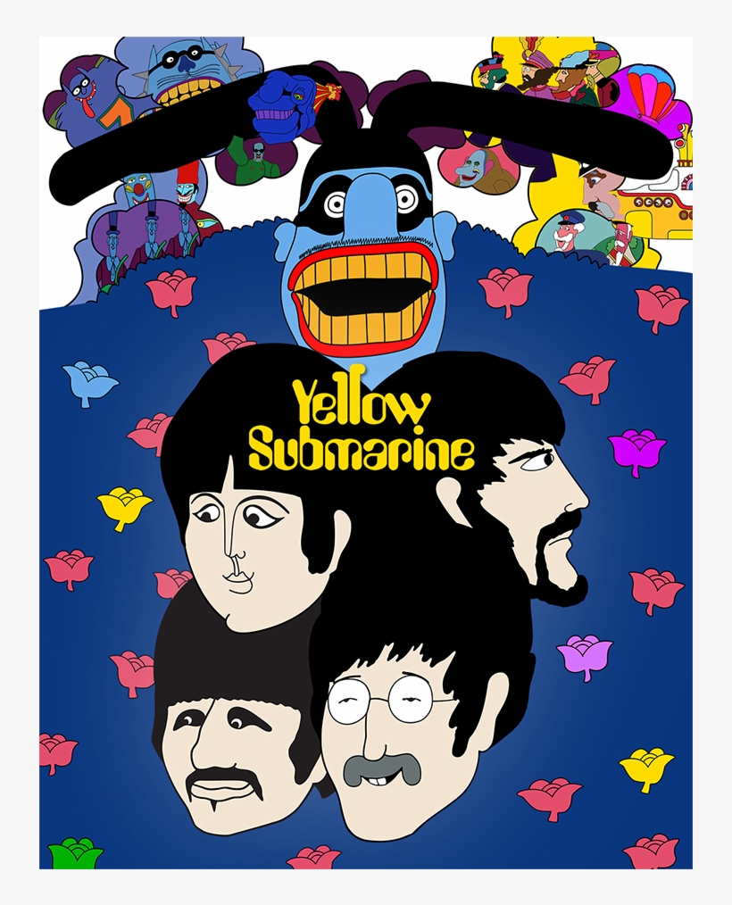 Double Tap To Zoom - Yellow Submarine: A Panorama Pop - Hardcover, transparent png #5814562
