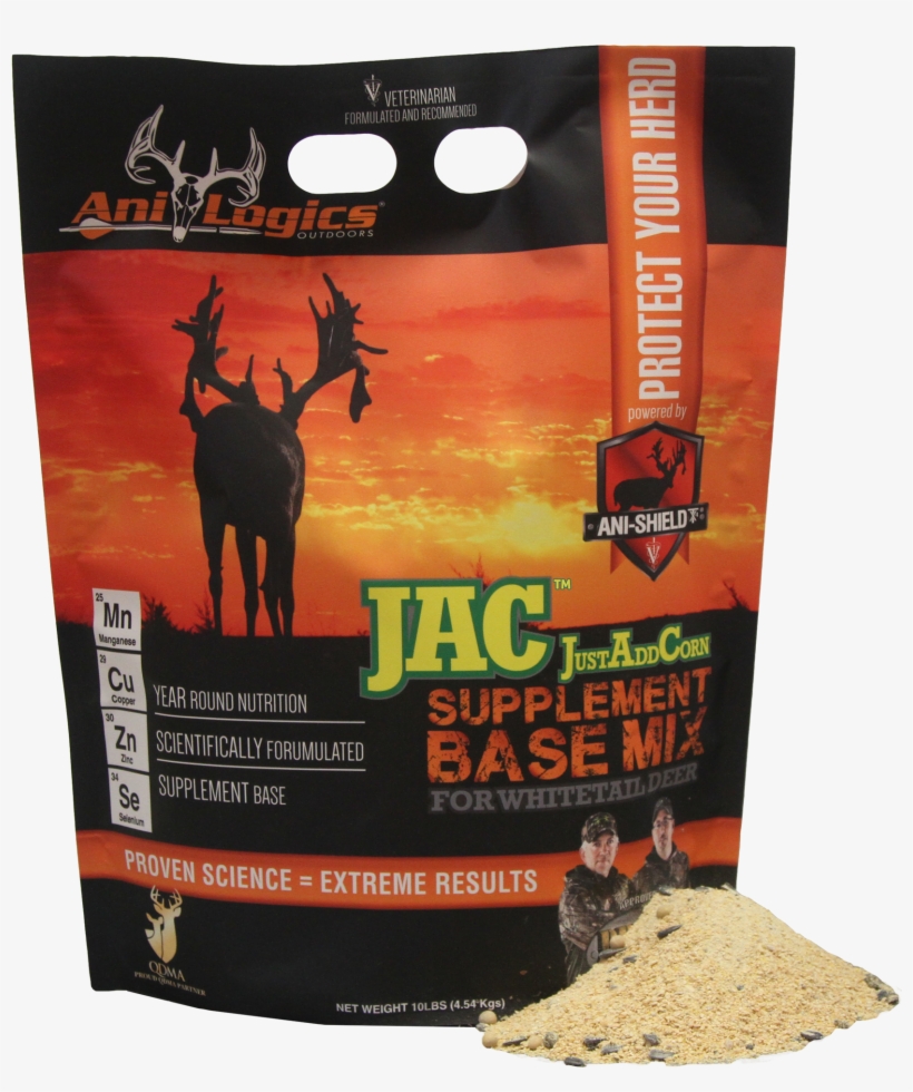 Jac 10lb Front Feed-2 V=1499956066 - Anilogics Justaddcorn Base Mix Deer Supplement 10 Lb, transparent png #5814962