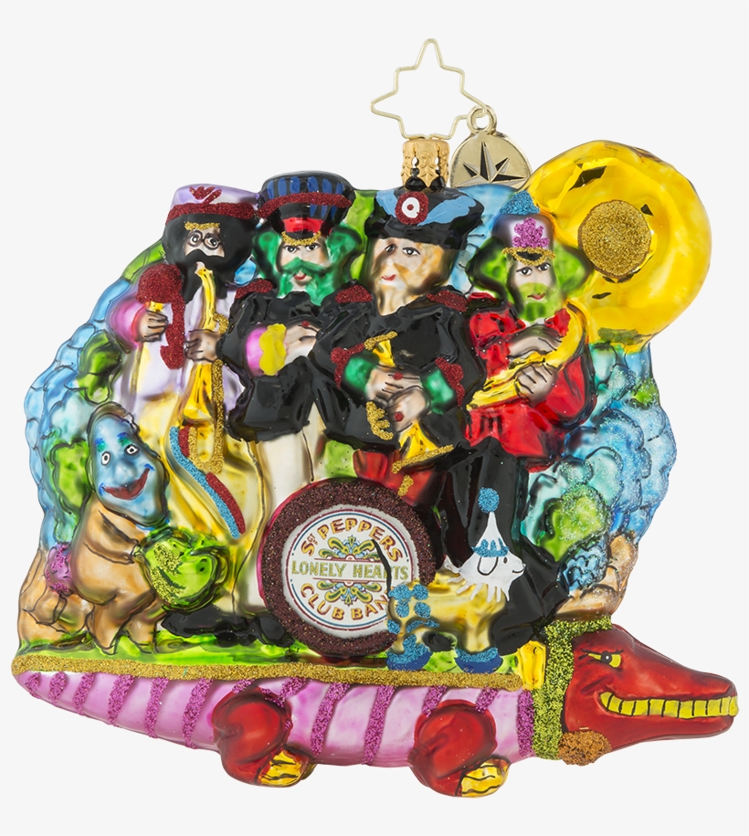 Yellow Submarine 50th Anniversary Ornament - Sgt. Pepper's Lonely Hearts Club Band, transparent png #5815012