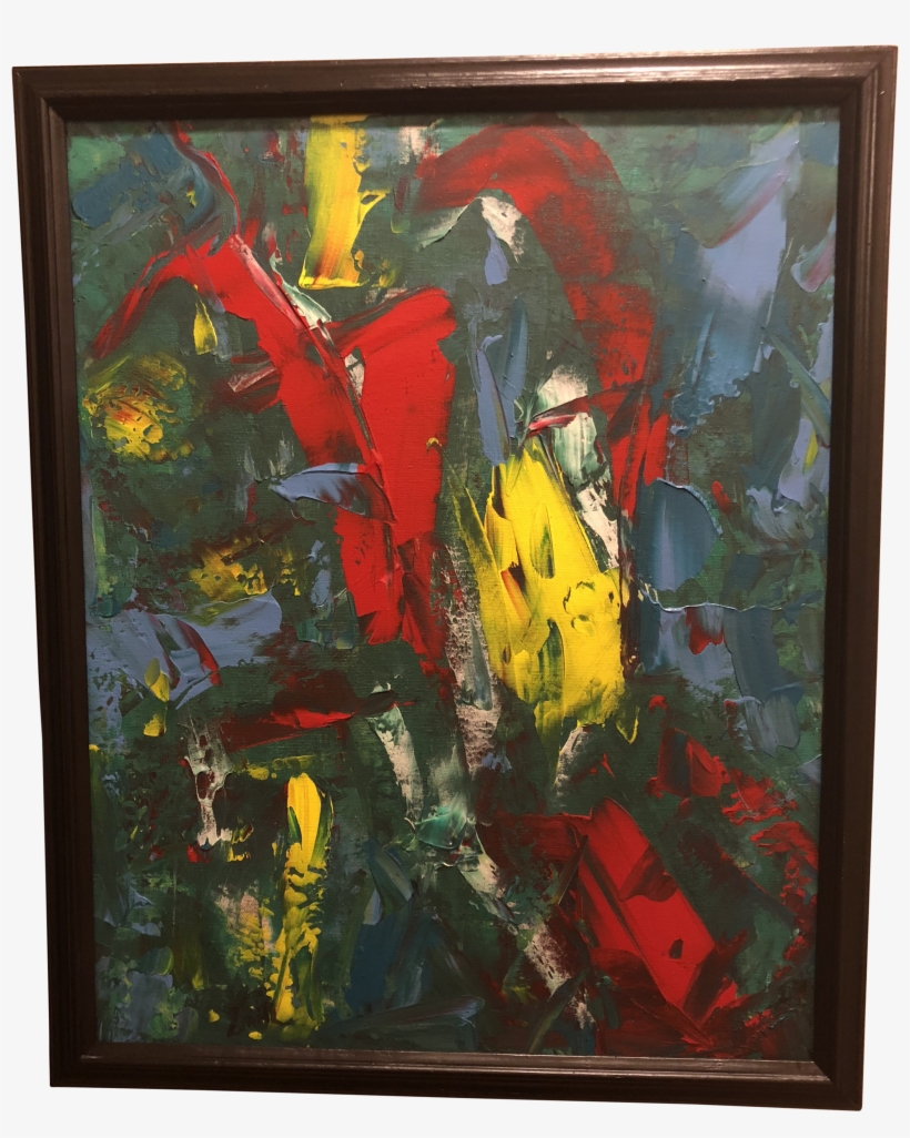 “red Bull And Monkey” Original Contemporary Acrylic - Contemporary Art, transparent png #5815407