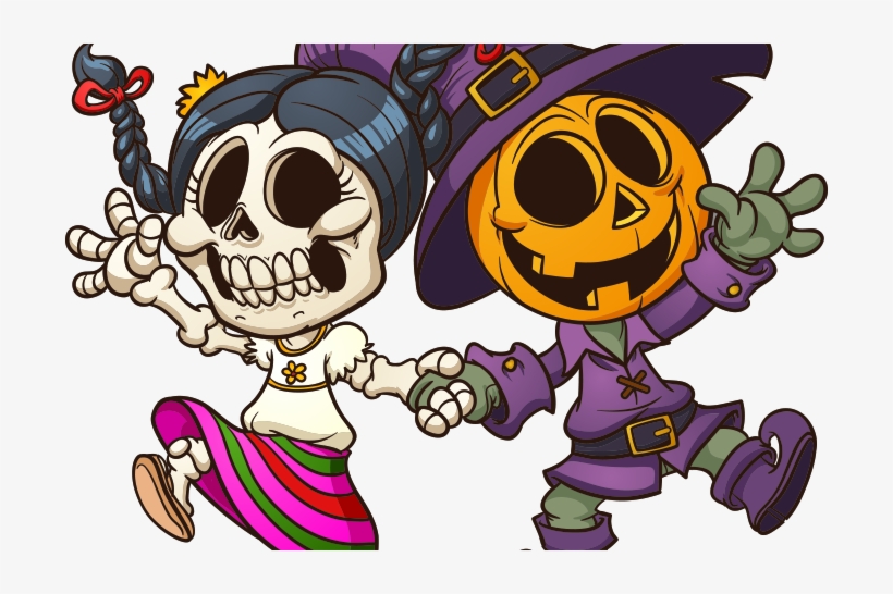 Angela Floyd Schools - Dia De Muertos Y Halloween, transparent png #5815734