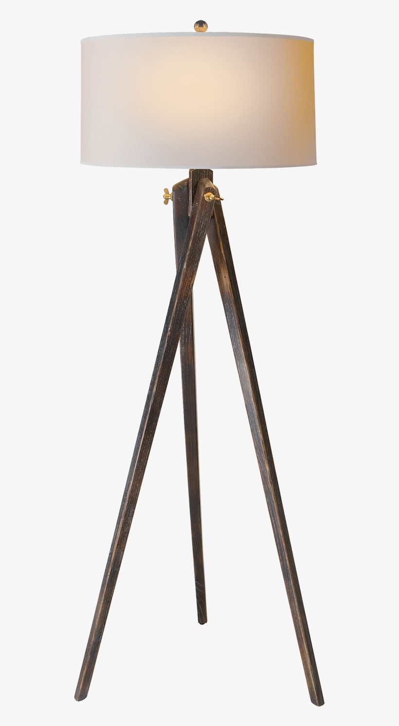 Tripod Floor Lamp In French Wax With Natural Paper - Lighting, transparent png #5816101
