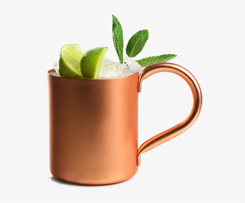 Hard Shake And Pour Over Crushed Ice Into A Moscow - Moscow Mule Clip Art, transparent png #5816655