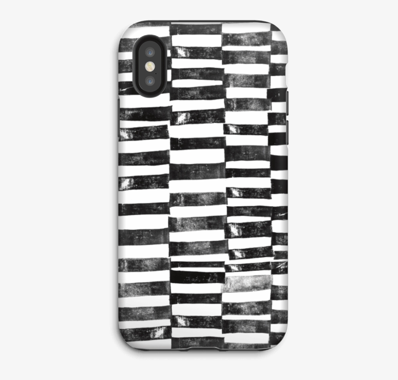 Black Painted Lines Case Iphone X Tough - Iphone 6, transparent png #5817033