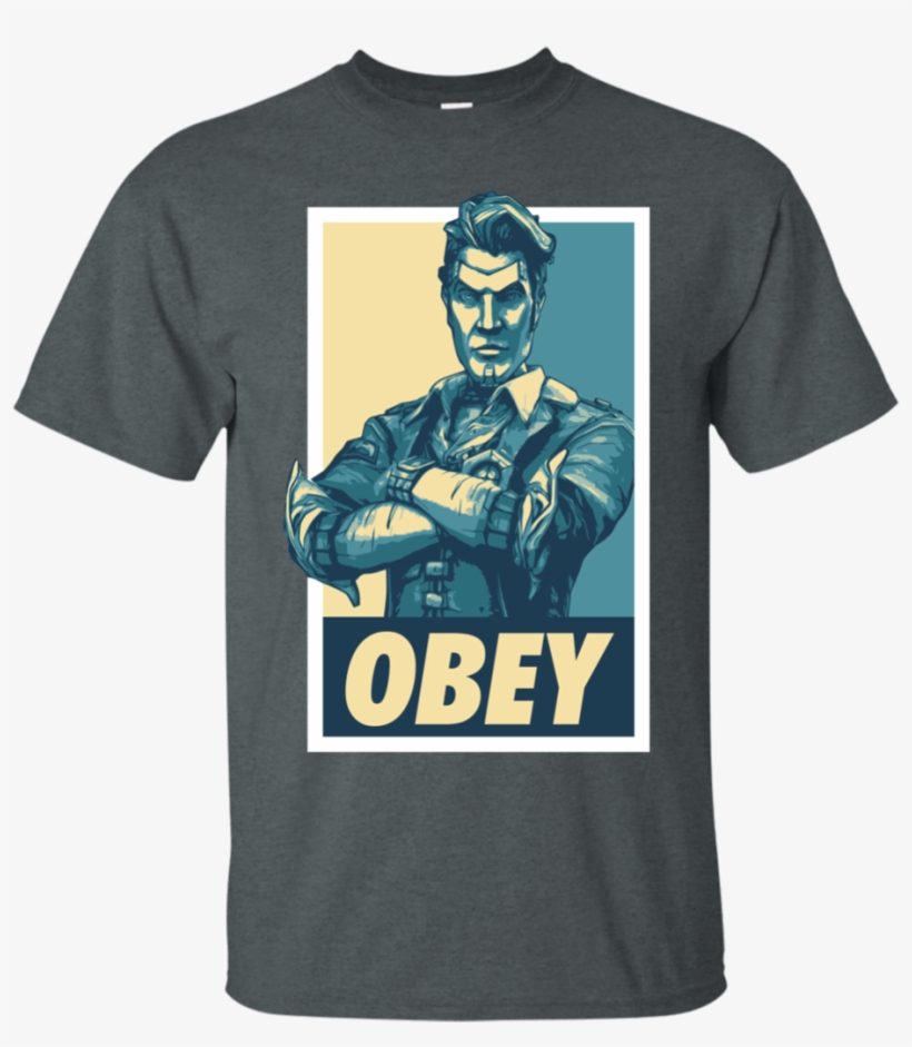 Obey To Handsome Jack T Shirt & Hoodie, transparent png #5817699