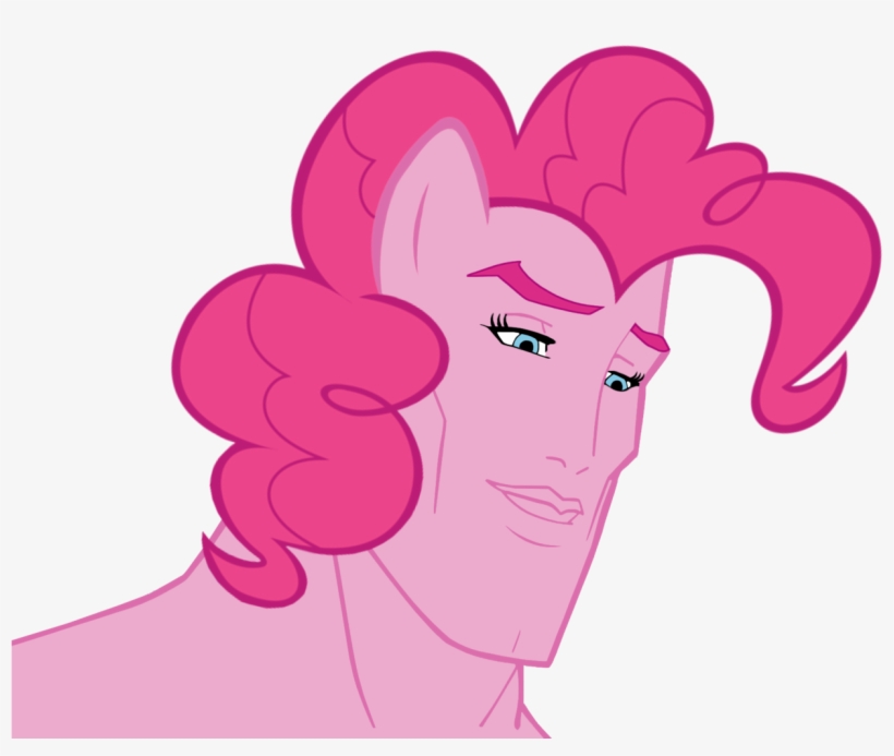 Bust, Earth Pony, Handsome, Handsome Face, Manly, Pinkie - My Little Pony: Friendship Is Magic, transparent png #5818028