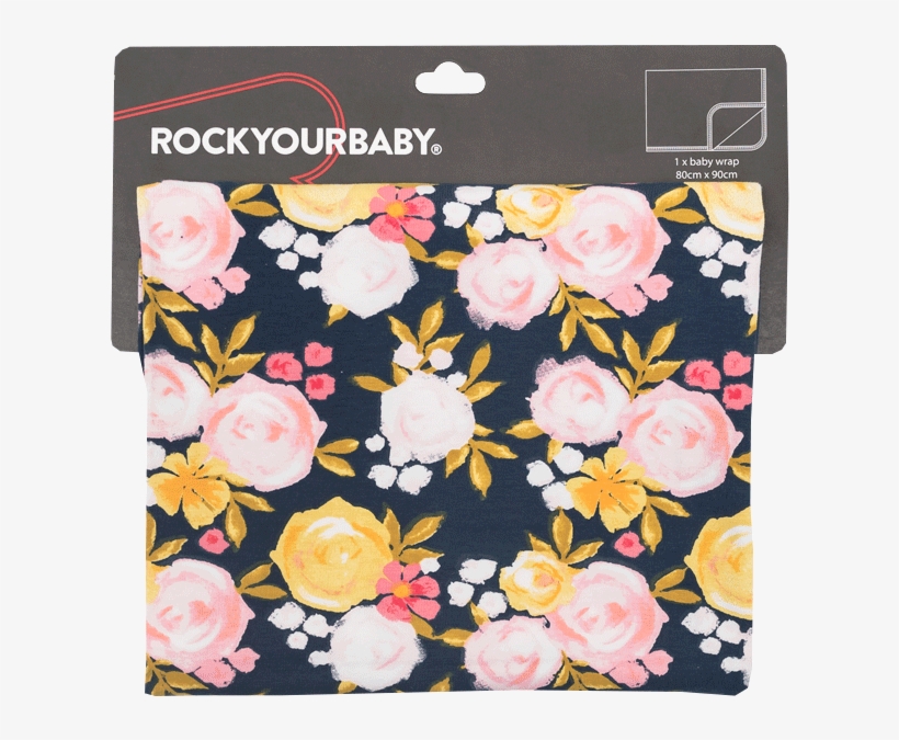 Painted Garden Baby Wrap - Rock Your Baby Ryb Girls Baby Cloche, transparent png #5818076