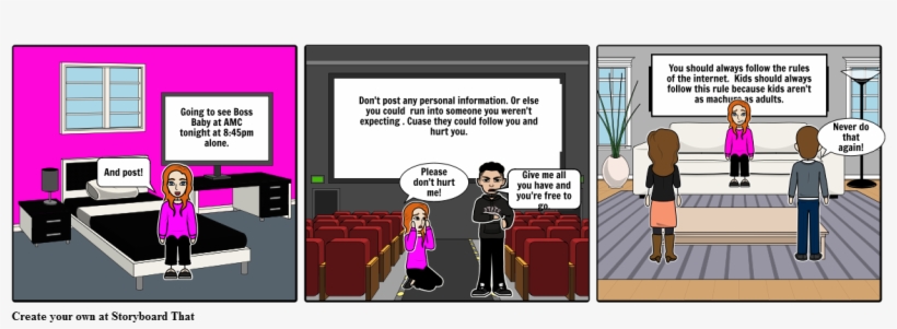 Don't Post Stuff Online - Cartoon, transparent png #5818130