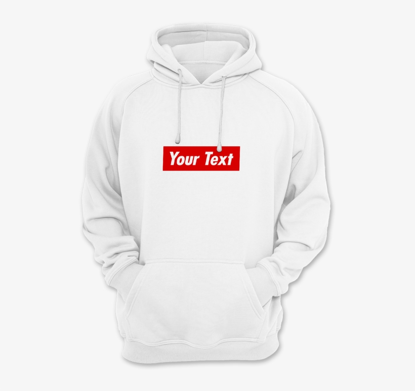 Custom Supreme Hoodie - White Supreme Hoodie Png, transparent png #5818673